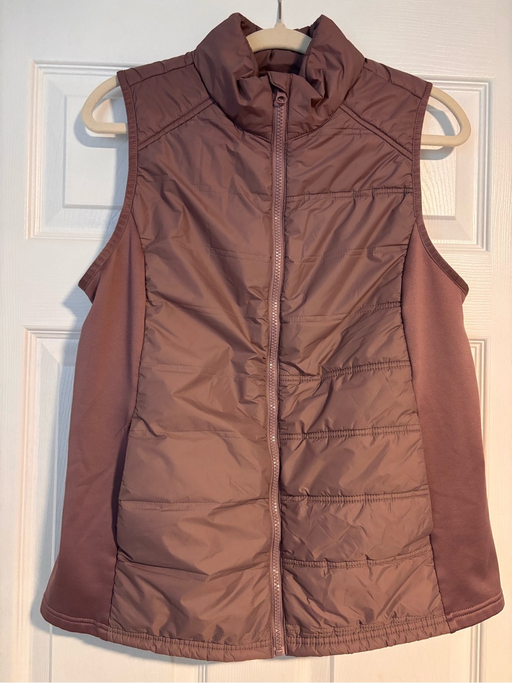 Avia Women’s Vest Puffer Vest Jacket Nylon Polyester Rose Pink Size Large